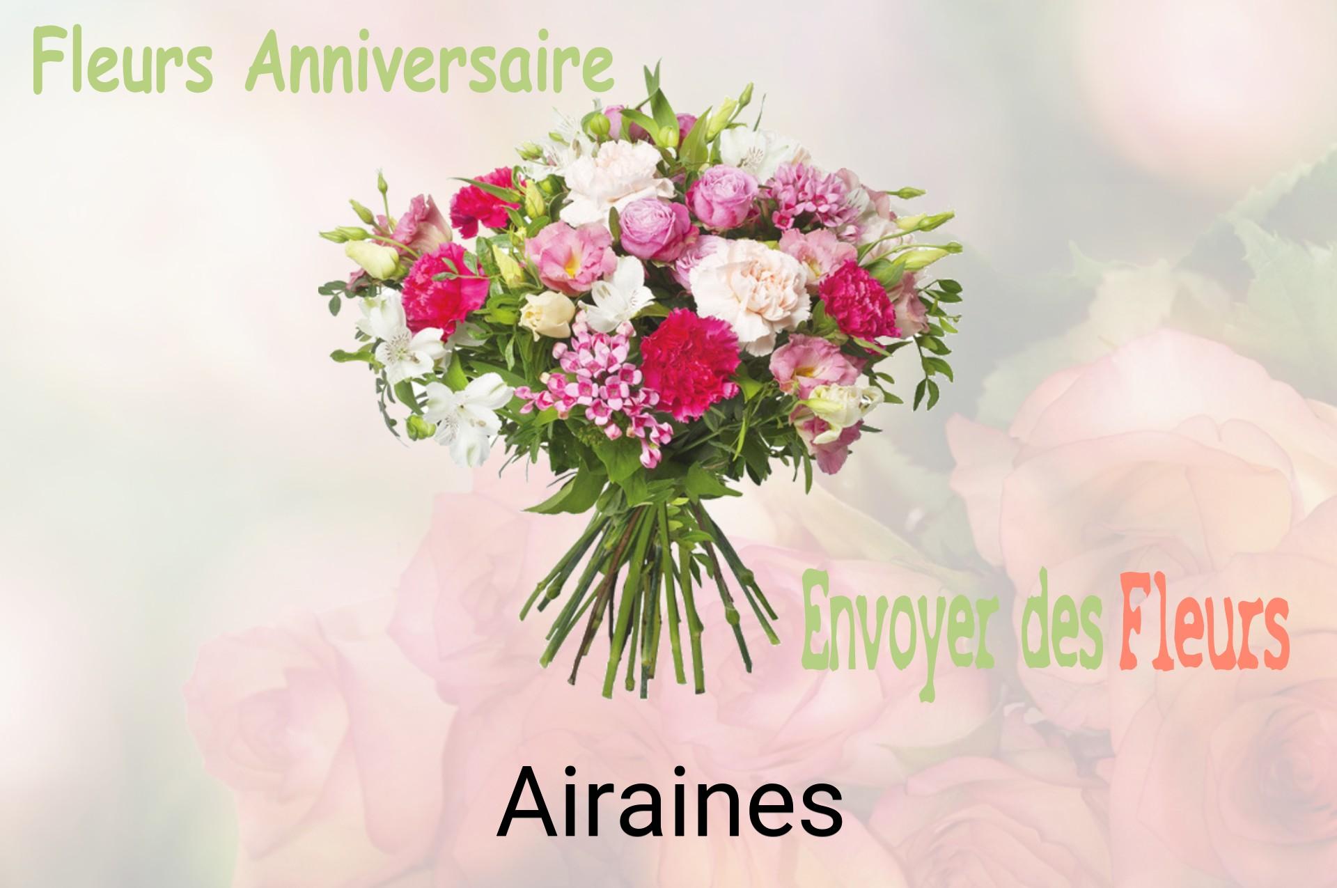 Bouquet de fleurs d’anniversaire livré à Airaines