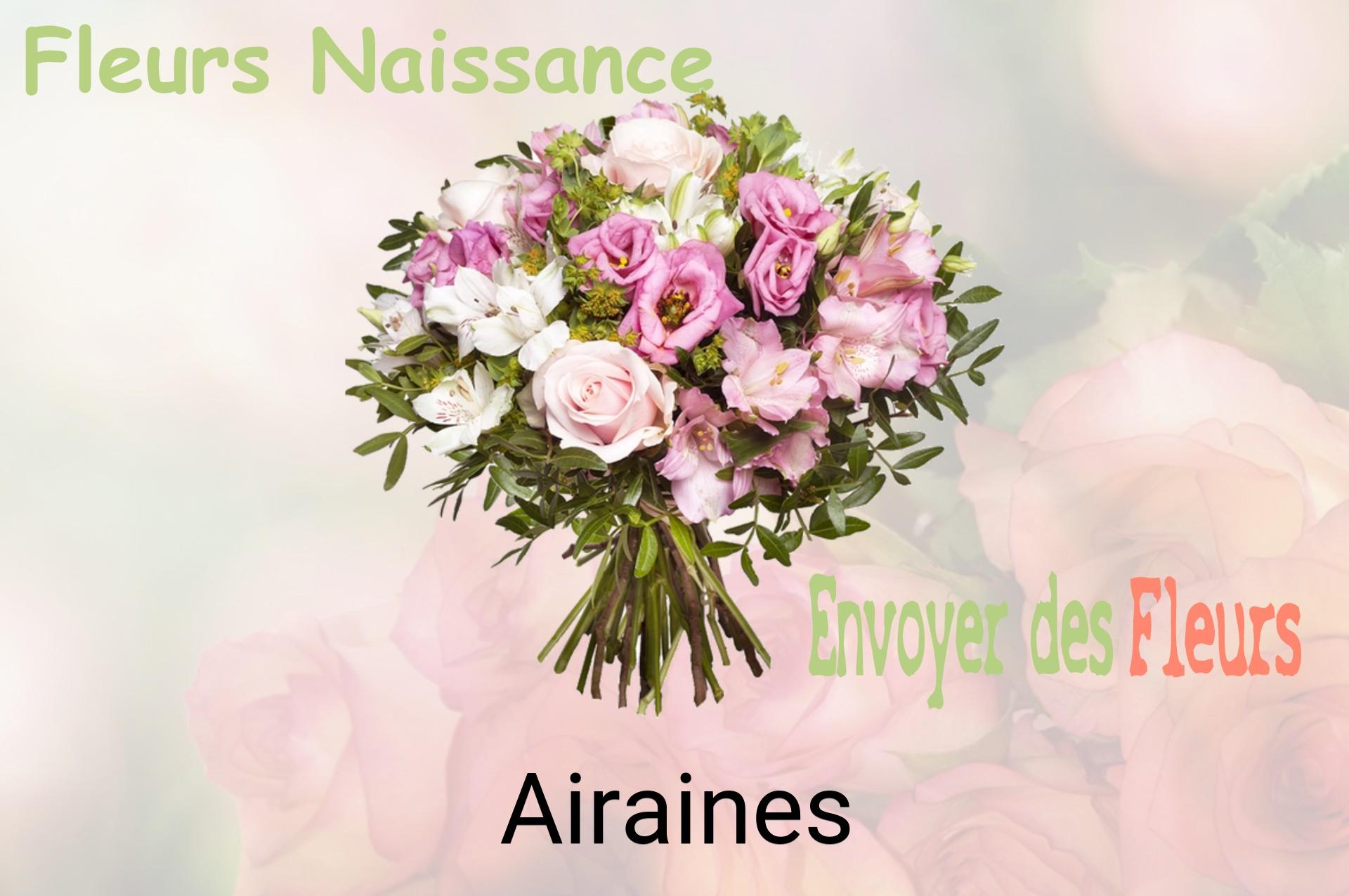 Bouquet de fleurs de naissance livré à Airaines
